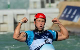 Britain's Joe Clarke claims K1 World Championship gold on home waters