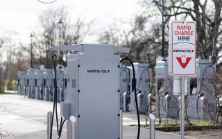 Re-charging electric cars AND drivers at Syon Park